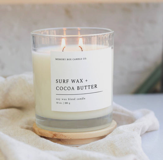 Surf Wax + Cocoa Butter Soy Candle