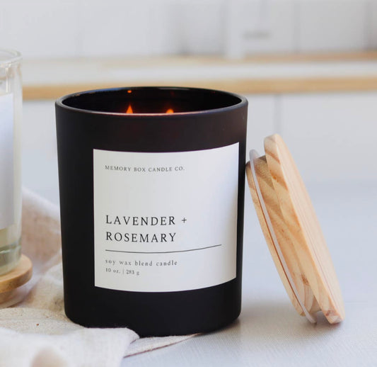 Lavender + Rosemary Soy Candle